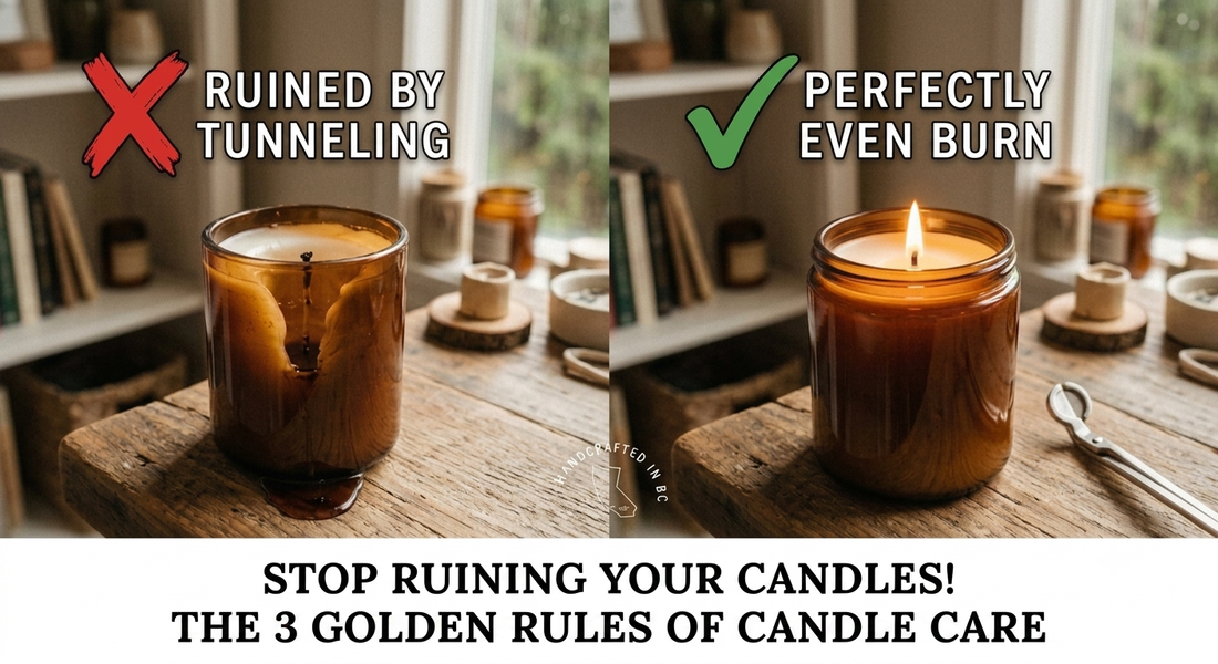 Candle Care 101: 3 Easy Tips to Prevent Tunneling & Make Your Candle Last Longer