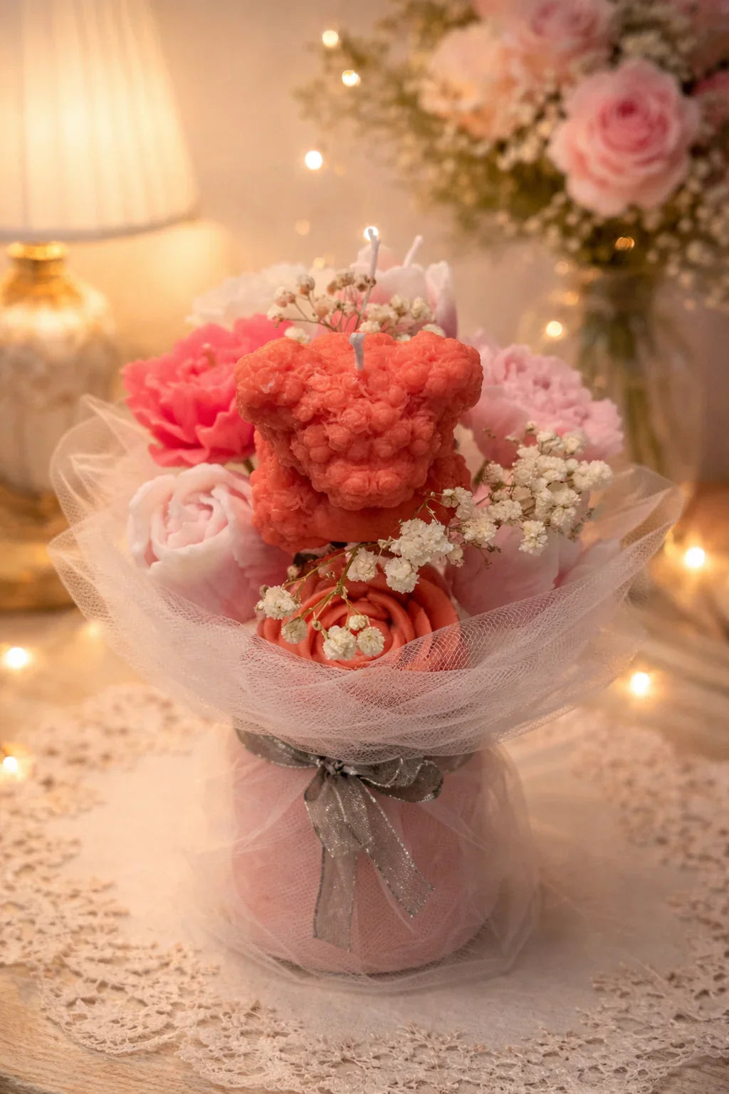Handcrafted_Flower_Candle_Bouquet_Realistic_Floral_Candle_Art_Everlasting_Gift