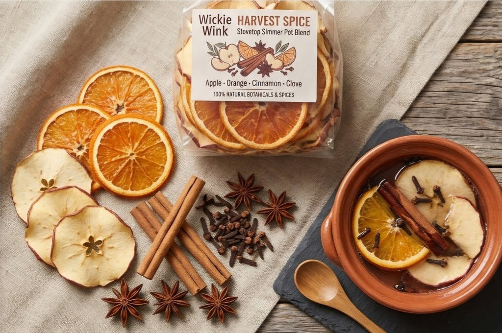 Natural Botanical Simmer Pot Mix | Stovetop Potpourri Kit with Dried Citrus & Cinnamon | Non-Toxic Home Fragrance & Cozy Housewarming Gift